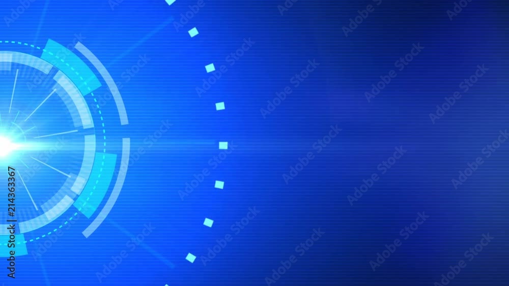 Canvas Prints dynamic blue background