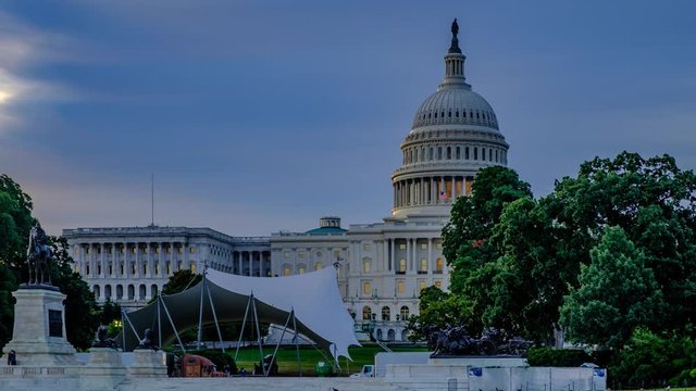 Time lapse of Capitol building