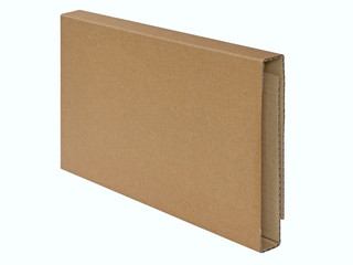 Packaging for book, isolated on White Background