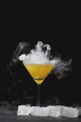 yellow seething cocktail