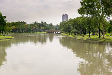 Fototapeta na wymiar Park in Bangkok
