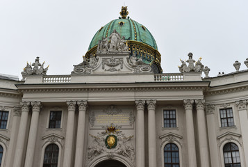 Fototapeta na wymiar Hofburg in Wien 