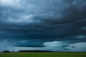 Obraz na płótnie Canvas Image of storm cloud taken in Lithuania