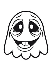stoned geist lachen süß niedlich frech comic cartoon clipart spuken horror monster grusel halloween