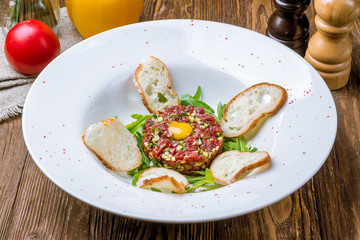 Tartare from beef