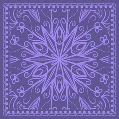 Mandala floral pattern. vector illustration