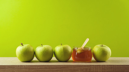 Jewish holiday Rosh Hashanah background