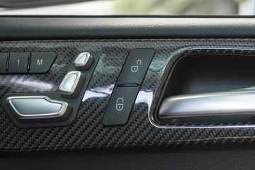 Naklejka premium new luxury car door button