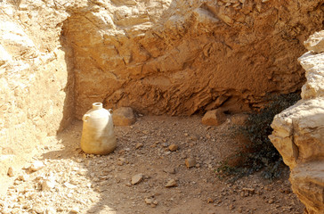 Amphore, Nationalpark Masada, Judäa, Totes Meer, Israel, Naher Osten, Vorderasien