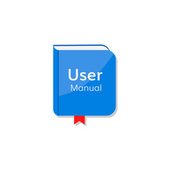user manual tutorial vector icon