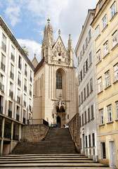 Obraz premium Katholische Kirche Maria am Gestade Wien, Österreich