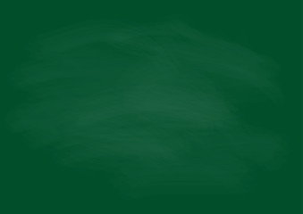 Empty chalkboard with faded chalk for background decoration or design. Back to school concept.