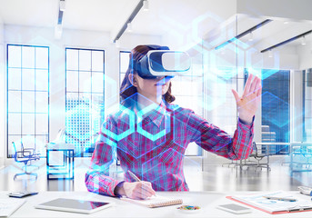 Woman and modern technologies