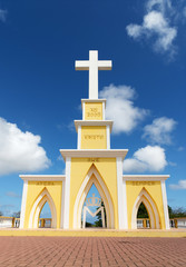 Kristu Cross on Seru Largo on the Island of Bonaire