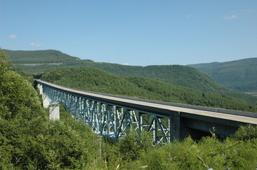 Hoffstadt Creek Bridge, Washington on State Route 504 (on the way to Mt. St. Helens)