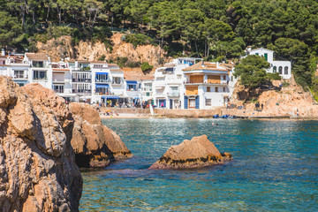 Fototapeta premium Sea coast near Begur, Costa Brava, Spain