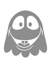 fläche geist lachen süß niedlich frech comic cartoon clipart spuken horror monster grusel halloween