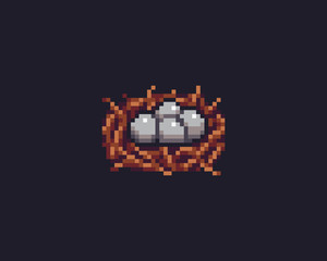 Pixel art nest