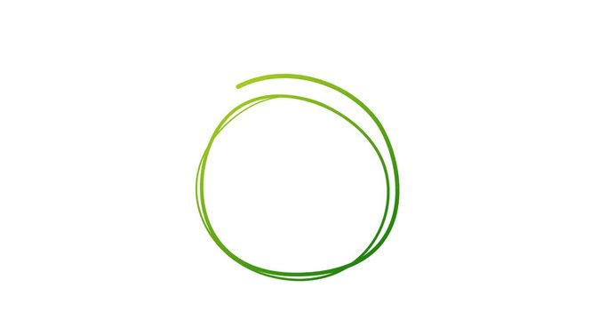 Ecology icon 100 percent bio animation. Motion flat graphics with alpha