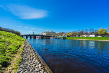 view of the river and bridge