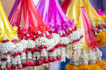 thai traditional garland or Phuang malai