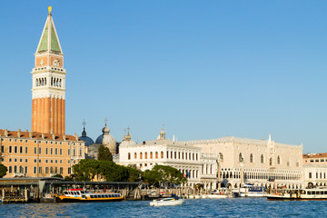 Venice landscape, Italian landmark. Venetian buildings
