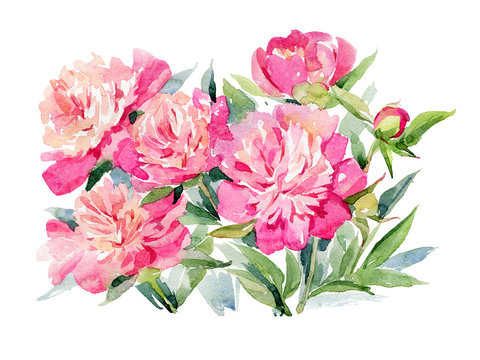 pink peony bouquet