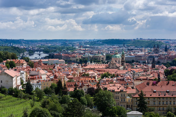 Fototapeta na wymiar Prag – Blick vom Strahov Kloster auf Prag