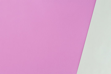 Abstract geometric bright double pastel color paper background.