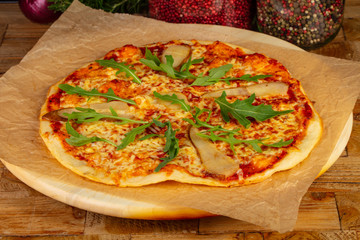 Tasty fruit pizza