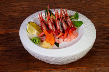 Japanese sashimi Prawn