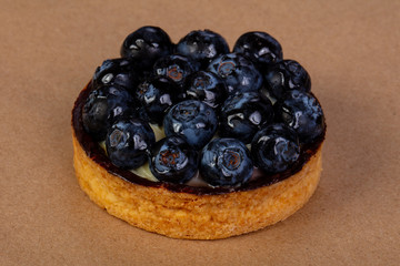 Tartlet with blueberry