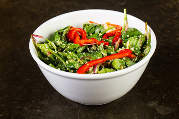 Salad with kinoa