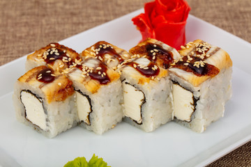 Japanese eel roll