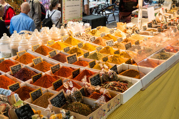 Spices at the local market