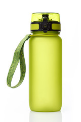 Frosted green drinking bottle for sport - 214395346