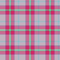 Seamless traditional Scottish colourful tartan fabric / cloth background or texture - 214399738