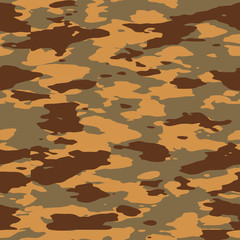 Fototapeta premium Seamless brown fashion camo pattern vector