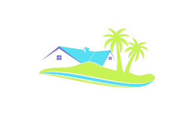 House and tree logo