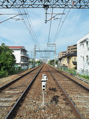 Fototapeta na wymiar 線路の風景