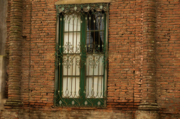 Ventanas antiguas de pueblo