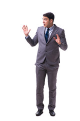 Businessman isolated on white background