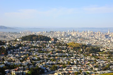 Cityscape of San Francisco in California, United States