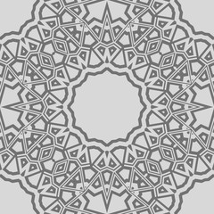 Decorative Mandala. vector illustration. For fashion, print, sticker, icon