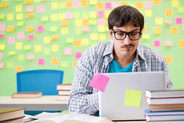 Student with many conflicting priorities