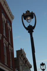 Fototapeta na wymiar Streetlamp view