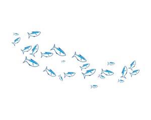 fish background vector