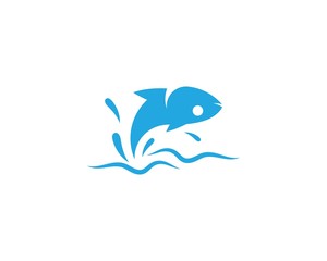 Fish logo template