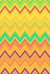 Fototapeta premium Chevron zigzag sunshine sun yellow pattern abstract background, color trends
