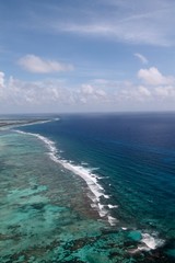 Obraz na płótnie Canvas Ambergris Caye Barrier Reef